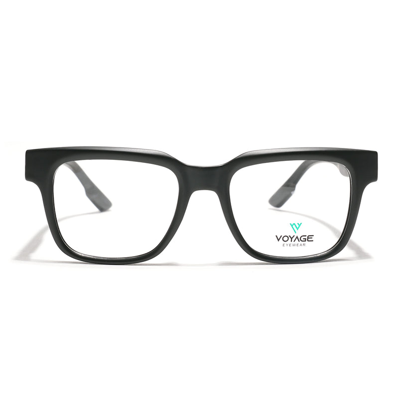 Voyage Green Wayfarer Eyeglasses for Men & Women (52204FMG7706)