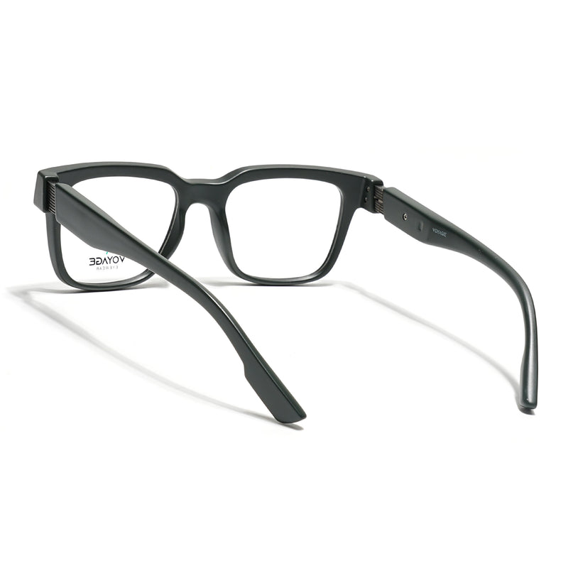 Voyage Green Wayfarer Eyeglasses for Men & Women (52204FMG7706)