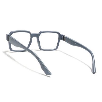 Voyage Grey Square Eyeglasses for Men & Women (52205FMG7709)