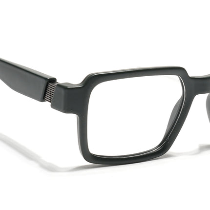 Voyage Green Square Eyeglasses for Men & Women (52205FMG7712)