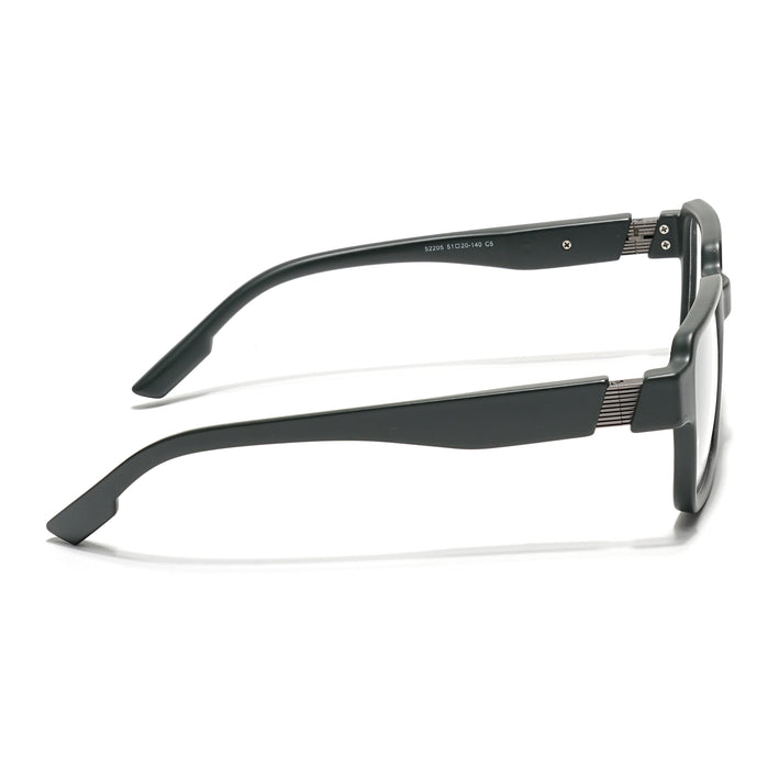Voyage Green Square Eyeglasses for Men & Women (52205FMG7712)