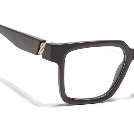 Voyage Brown Wayfarer Eyeglasses for Men & Women (52206FMG7717)