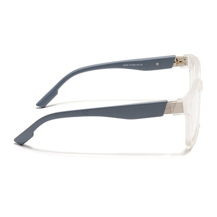 Voyage Matt Transparent Wayfarer Eyeglasses for Men & Women (52206FMG7719)