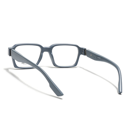 Voyage Grey Rectangle Eyeglasses for Men & Women (52207FMG7721)