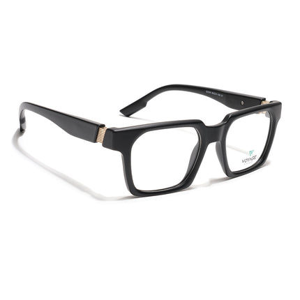 Voyage Black Wayfarer Eyeglasses for Men & Women (52208FMG7726)