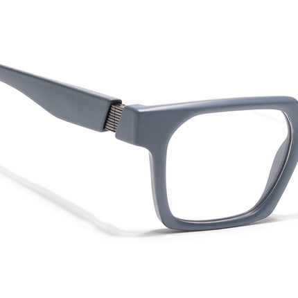 Voyage Grey Wayfarer Eyeglasses for Men & Women (52208FMG7727)