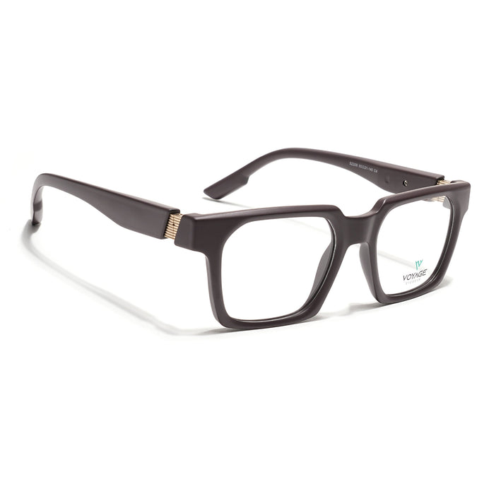 Voyage Brown Wayfarer Eyeglasses for Men & Women (52208FMG7729)