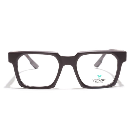 Voyage Brown Wayfarer Eyeglasses for Men & Women (52208FMG7729)