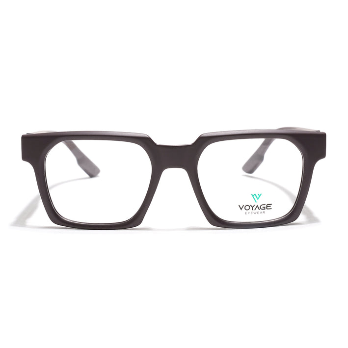 Voyage Brown Wayfarer Eyeglasses for Men & Women (52208FMG7729)