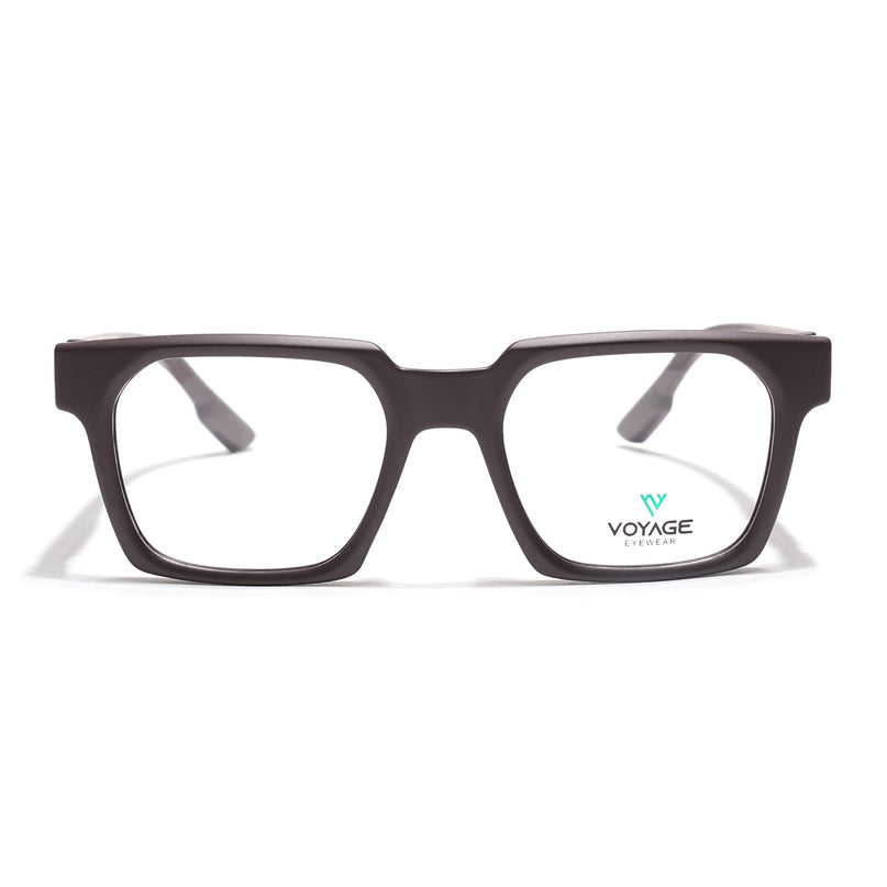 Voyage Brown Wayfarer Eyeglasses for Men & Women (52208FMG7729)