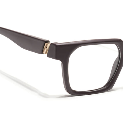Voyage Brown Wayfarer Eyeglasses for Men & Women (52208FMG7729)