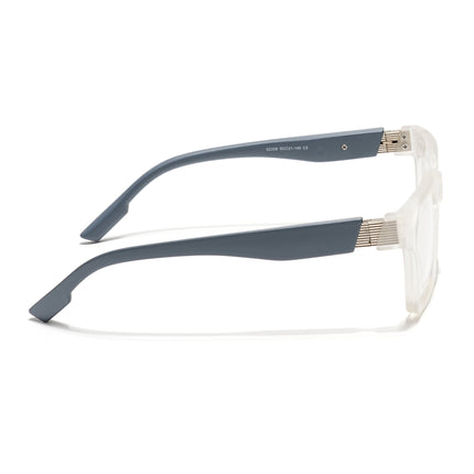 Voyage Matt Transparent Wayfarer Eyeglasses for Men & Women (52208FMG7731)