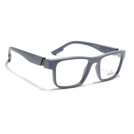 Voyage Grey Wayfarer Eyeglasses for Men & Women (52209FMG7733)