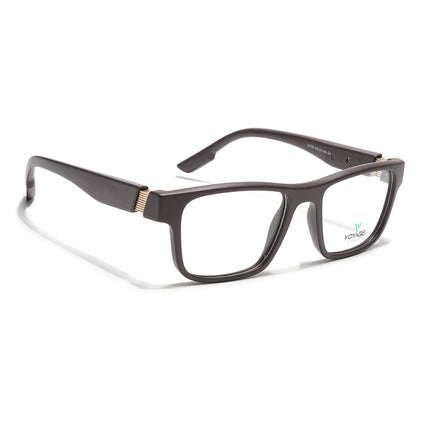 Voyage Brown Wayfarer Eyeglasses for Men & Women (52209FMG7735)