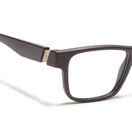Voyage Brown Wayfarer Eyeglasses for Men & Women (52209FMG7735)