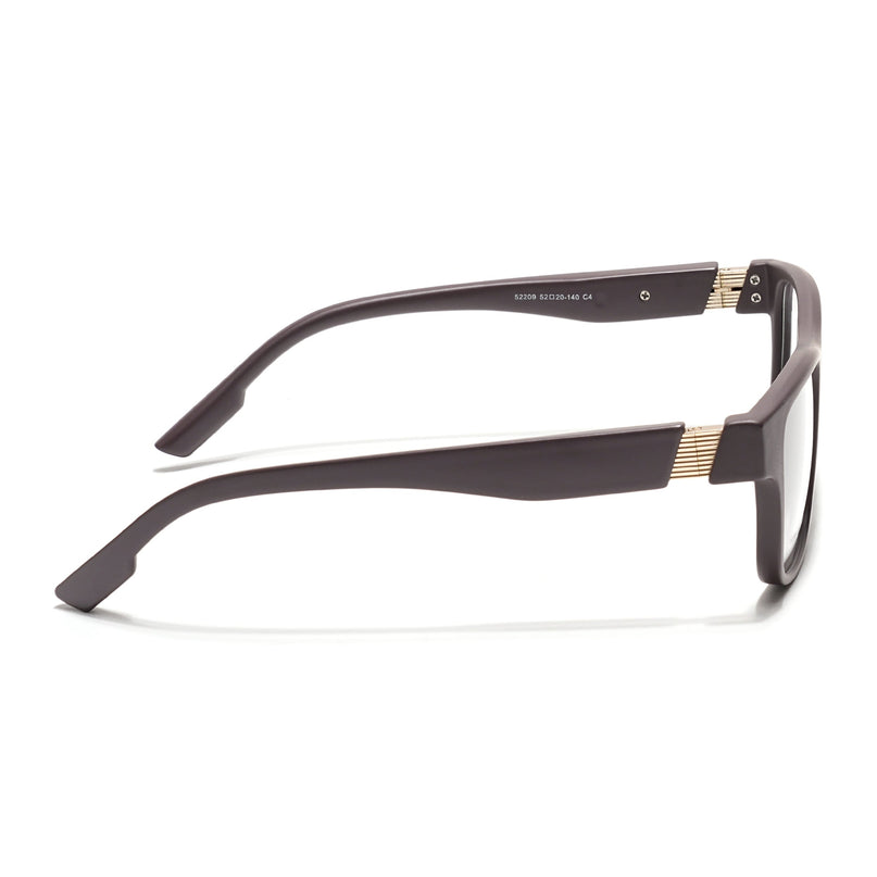 Voyage Brown Wayfarer Eyeglasses for Men & Women (52209FMG7735)
