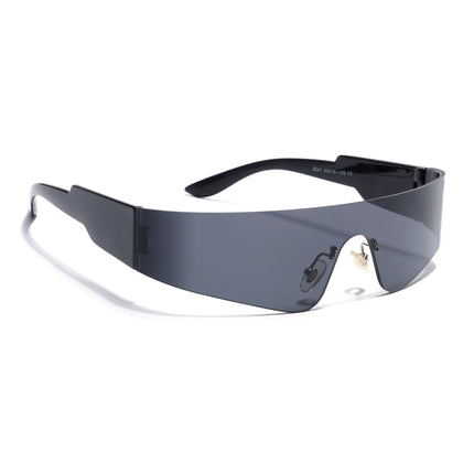 Xylar | Black Wrap Around Polarized Sunglasses - PMG4022