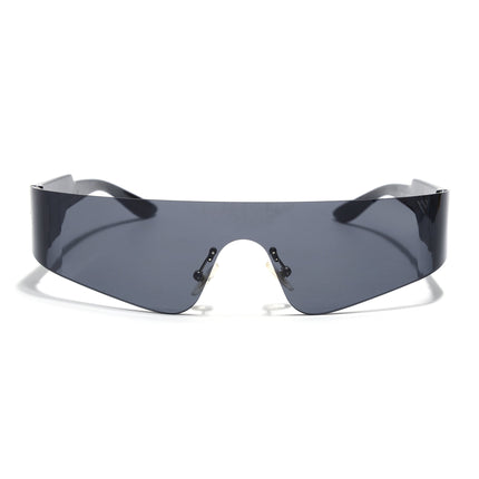 Xylar | Black Wrap Around Polarized Sunglasses - PMG4022