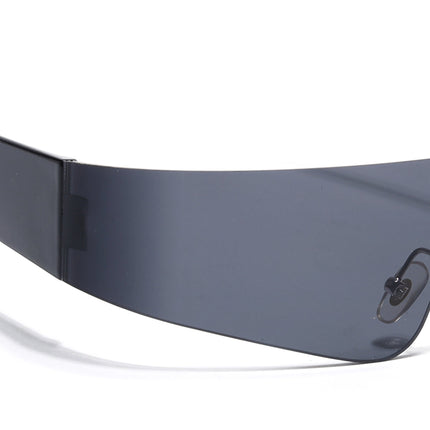 Xylar | Black Wrap Around Polarized Sunglasses - PMG4022