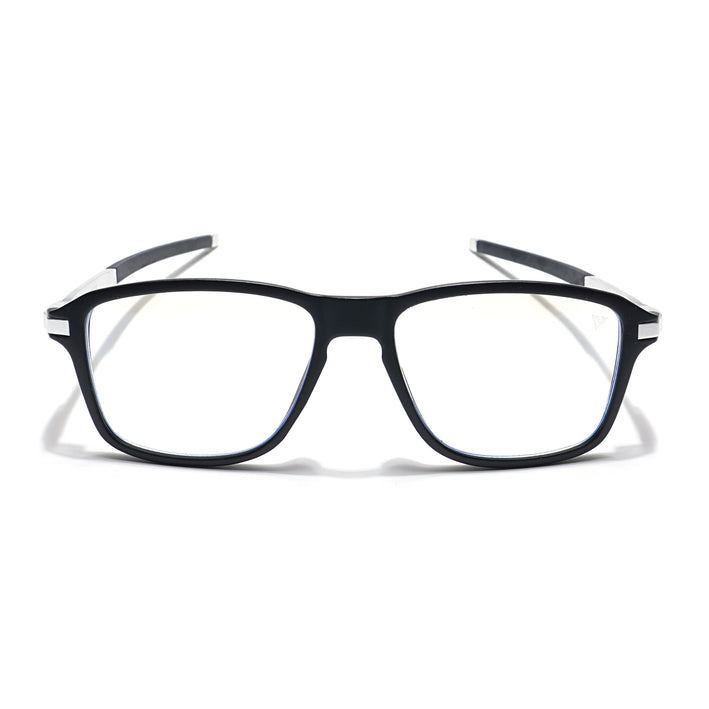 Voyage Striker Black Square Eyeglasses for Men & Women - MG6127-C1