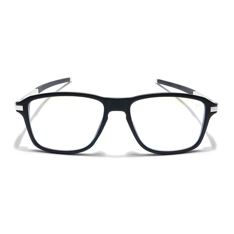 Voyage Striker Black Square Eyeglasses for Men & Women - MG6127-C1