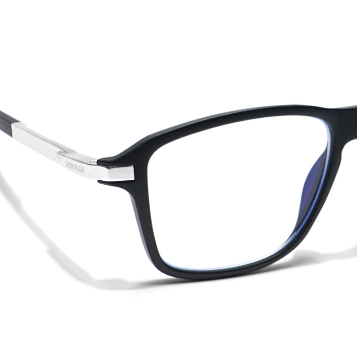 Voyage Striker Black Square Eyeglasses for Men & Women - MG6127-C1