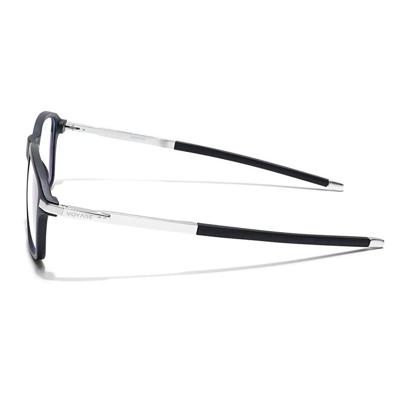 Voyage Striker Black Square Eyeglasses for Men & Women - MG6127-C1