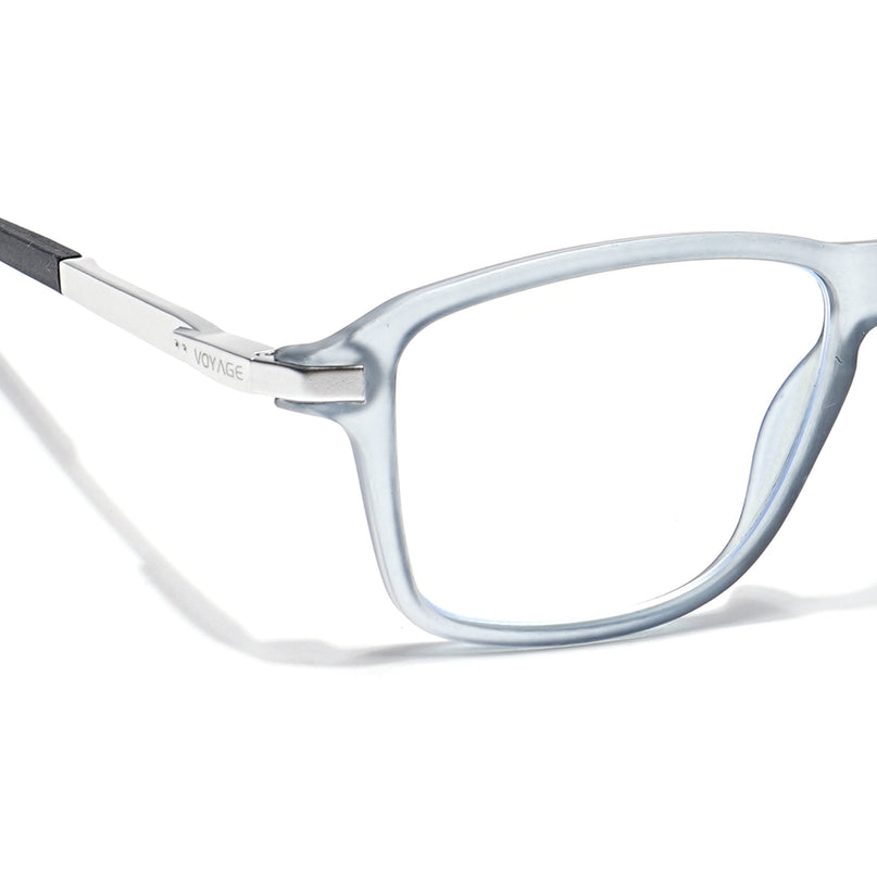 Voyage Striker Light Grey Square Eyeglasses for Men & Women - MG6129-C3