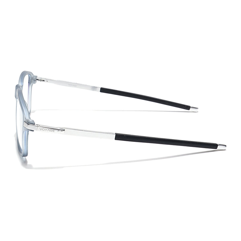 Voyage Striker Light Grey Square Eyeglasses for Men & Women - MG6129-C3
