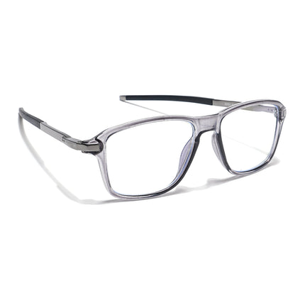 Voyage Striker Grey Square Eyeglasses for Men & Women - MG6130-C4