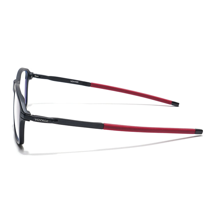 Voyage Striker Black Square Eyeglasses for Men & Women - MG6132-C6