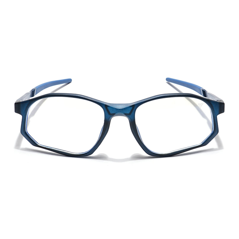 Voyage Striker Black Rectangle Eyeglasses for Men & Women - MG6137-C5