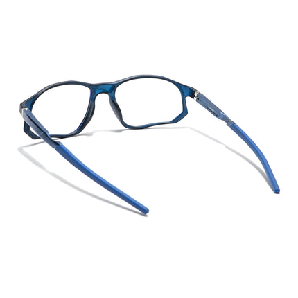 Voyage Striker Black Rectangle Eyeglasses for Men & Women - MG6137-C5