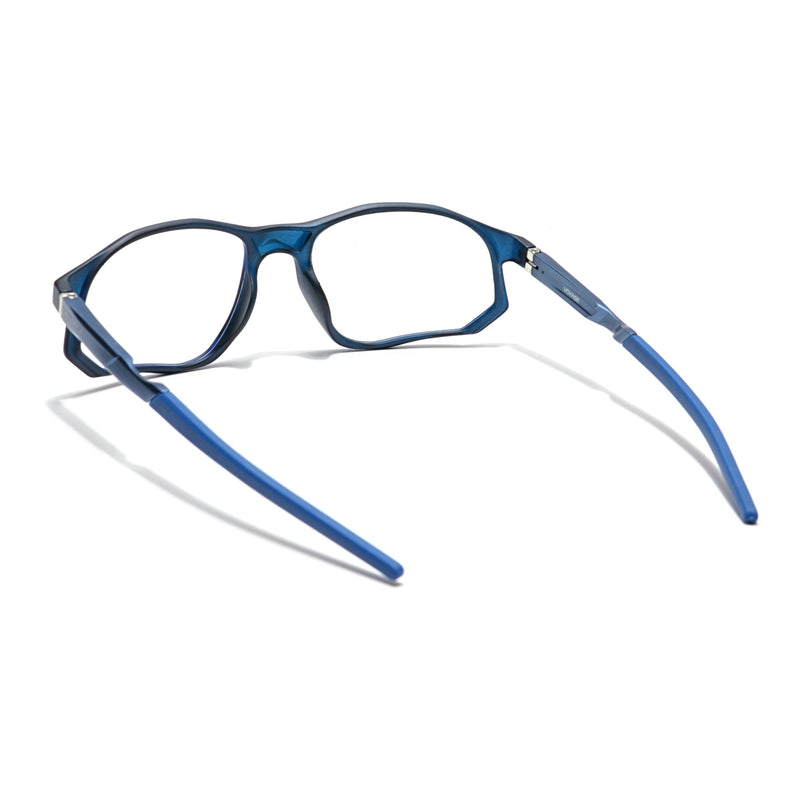 Voyage Striker Black Rectangle Eyeglasses for Men & Women - MG6137-C5