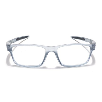 Voyage Striker Light Grey Rectangle Eyeglasses for Men & Women - MG6141-C3