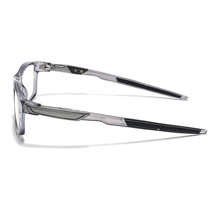 Voyage Striker Grey Rectangle Eyeglasses for Men & Women - MG6142-C4