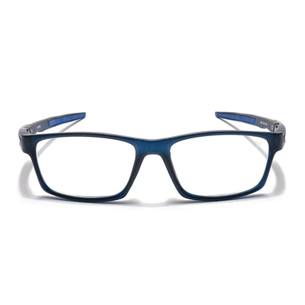 Voyage Striker Black Rectangle Eyeglasses for Men & Women - MG6143-C5