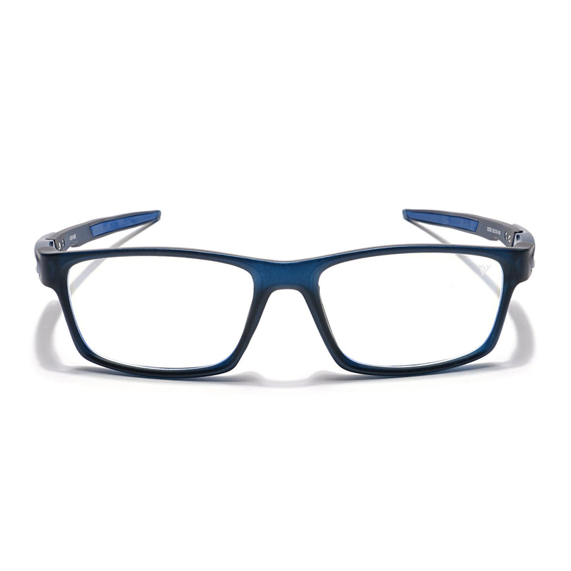 Voyage Striker Black Rectangle Eyeglasses for Men & Women - MG6143-C5