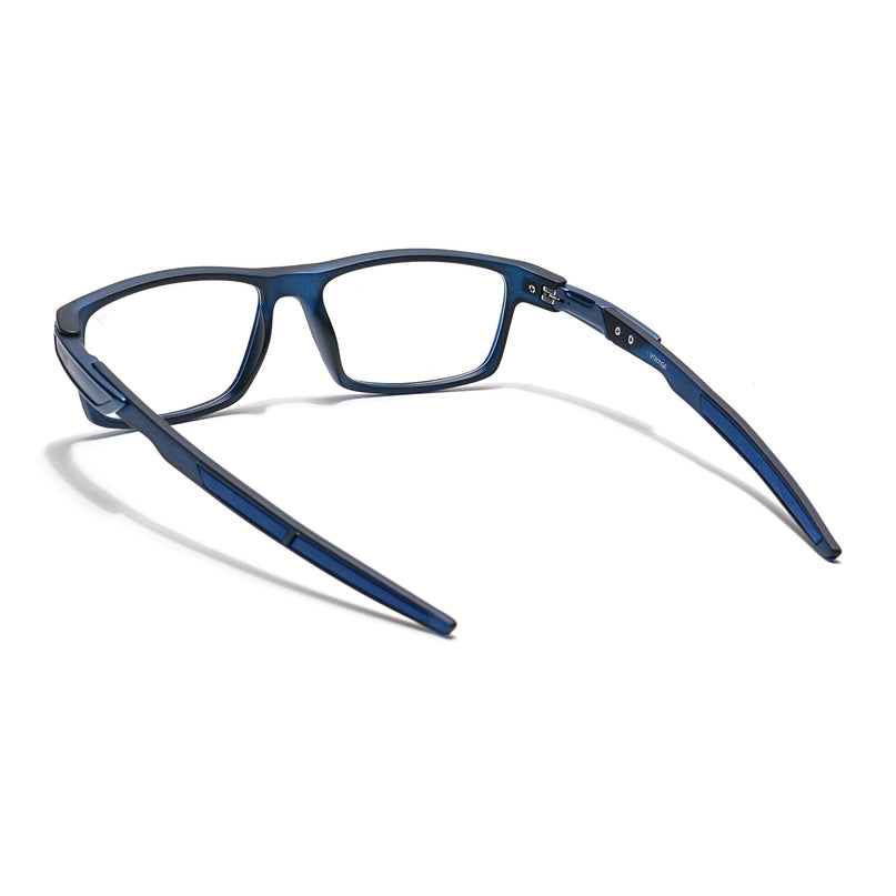 Voyage Striker Black Rectangle Eyeglasses for Men & Women - MG6143-C5
