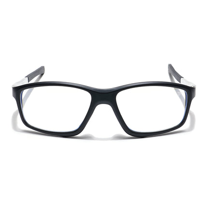 Voyage Striker Black Rectangle Eyeglasses for Men & Women - MG6145-C1