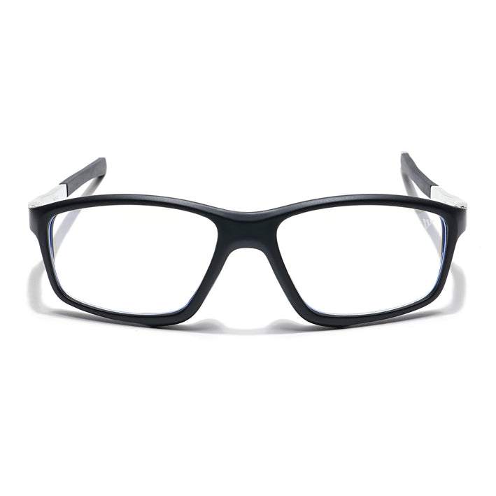 Voyage Striker Black Rectangle Eyeglasses for Men & Women - MG6145-C1