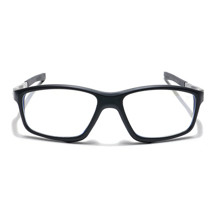 Voyage Striker Black Rectangle Eyeglasses for Men & Women - MG6146-C2