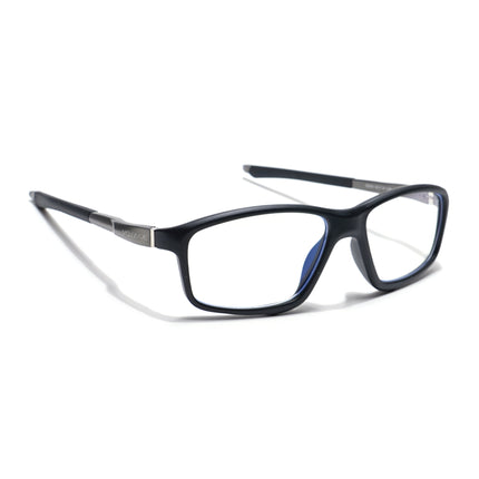 Voyage Striker Black Rectangle Eyeglasses for Men & Women - MG6146-C2