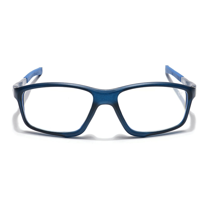 Voyage Striker Black Rectangle Eyeglasses for Men & Women - MG6149-C5