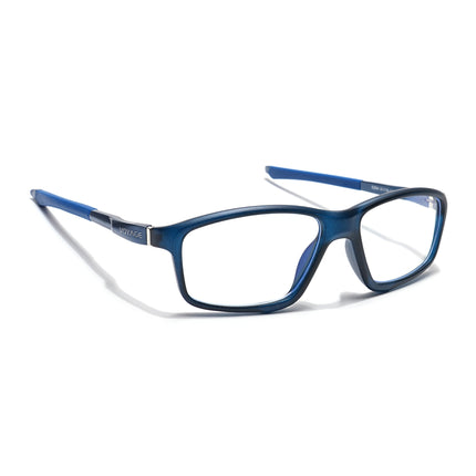 Voyage Striker Black Rectangle Eyeglasses for Men & Women - MG6149-C5