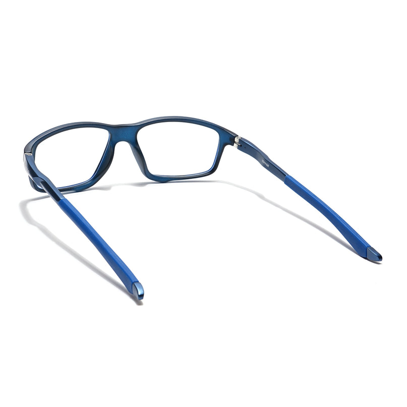 Voyage Striker Black Rectangle Eyeglasses for Men & Women - MG6149-C5
