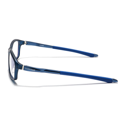 Voyage Striker Black Rectangle Eyeglasses for Men & Women - MG6149-C5