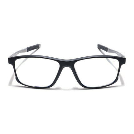 Voyage Striker Black Rectangle Eyeglasses for Men & Women - MG6152-C2