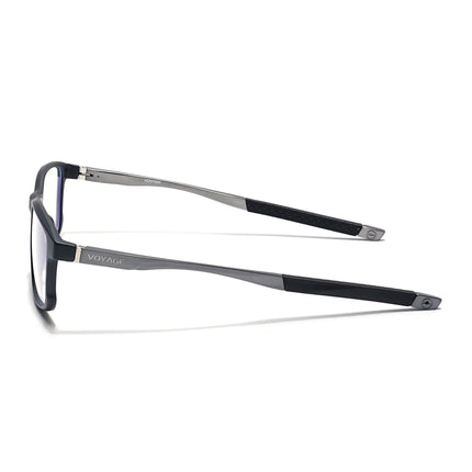 Voyage Striker Black Rectangle Eyeglasses for Men & Women - MG6152-C2