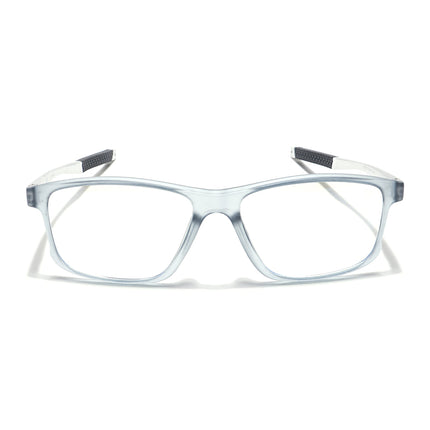 Voyage Striker Light Grey Rectangle Eyeglasses for Men & Women - MG6153-C3